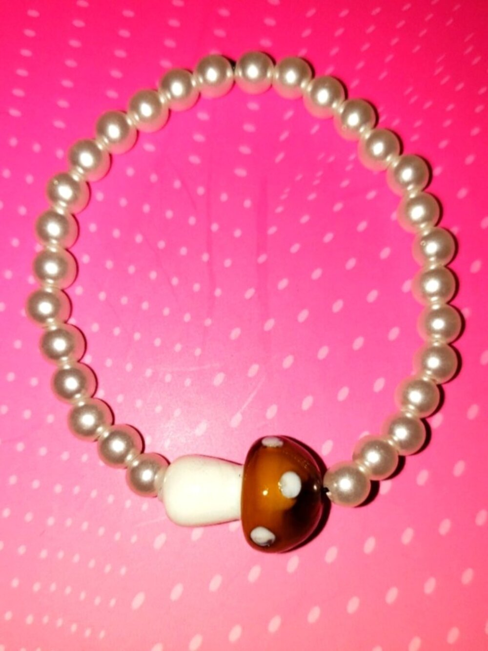 Mushroom bracelet